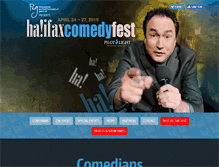 Tablet Screenshot of halifaxcomedyfest.ca